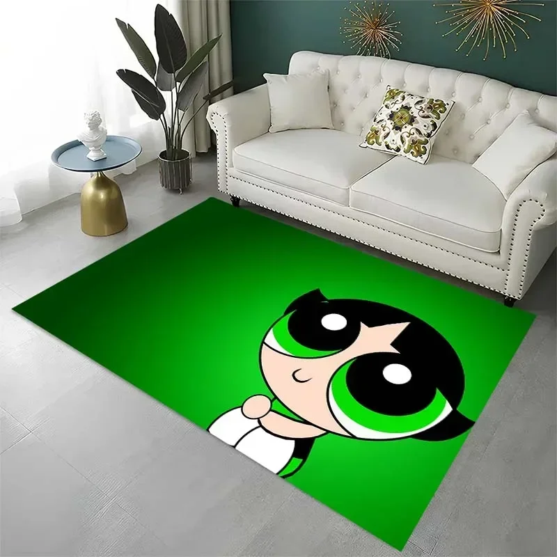 3D ковер с героями мультфильмов Суперпаф для девочек украшения дома в гостиной