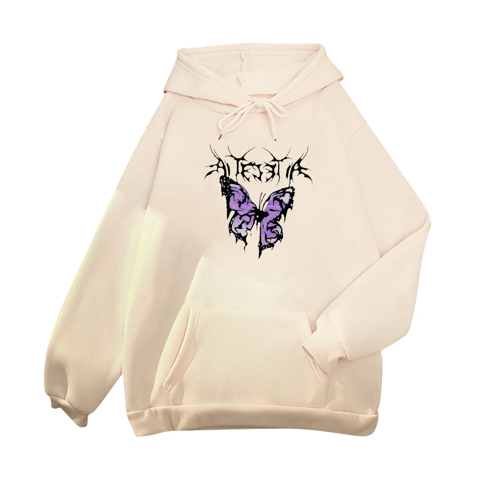 Лидер продаж пуловер с принтом бабочки топы для подростков толстовки