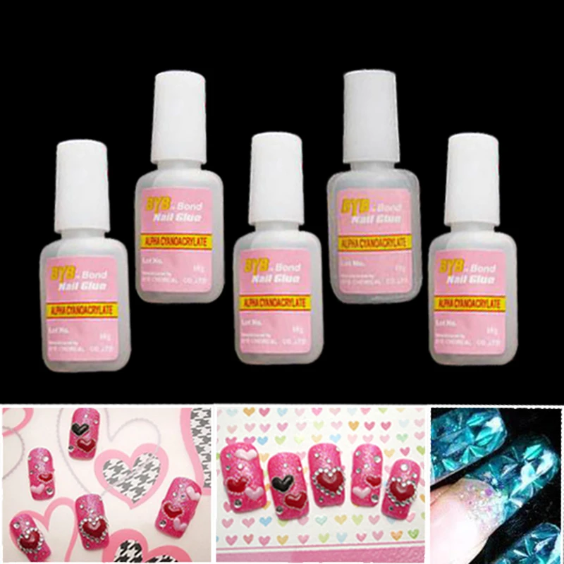 

Nail Glue Extension Small Bottle, Easy To Carry Can Be Used For Natural Nails Or False Nails