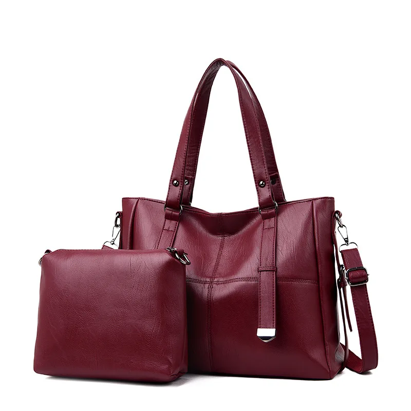 

Women's New Crossbody Bag Urban Simple Soft Leather Women's Bag High Quality One Shoulder Tote Bag Large Capacity Luxury Handbag