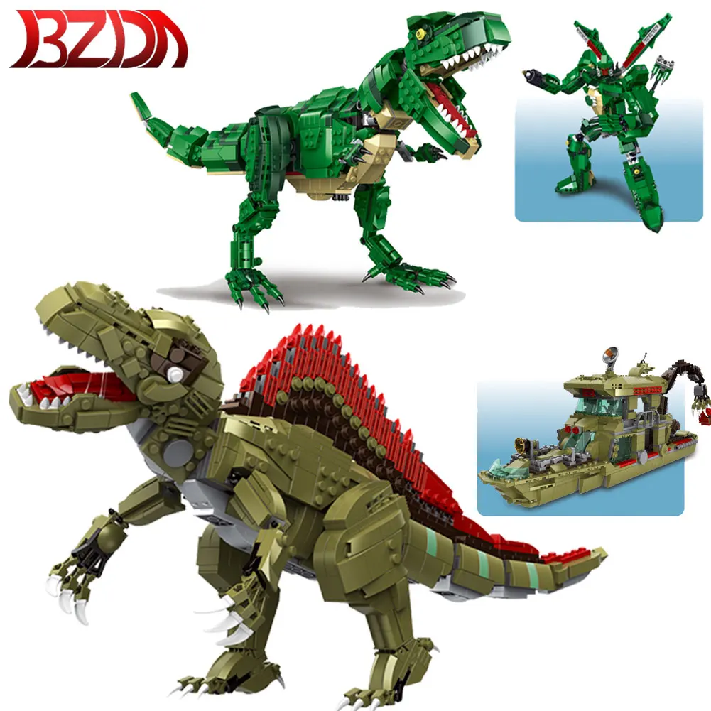 

BZDA Indominus Rex Парк Юрского периода, динозавр, строительные блоки, динозавр, мир, трансформирующий корабль, модель корабля, кирпичи, игрушки для ...