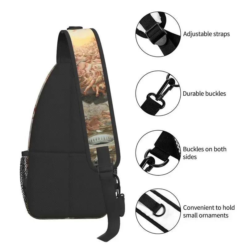 Мужской нагрудный рюкзак Sistine нагрудная Сумка-слинг с отделением для потолка
