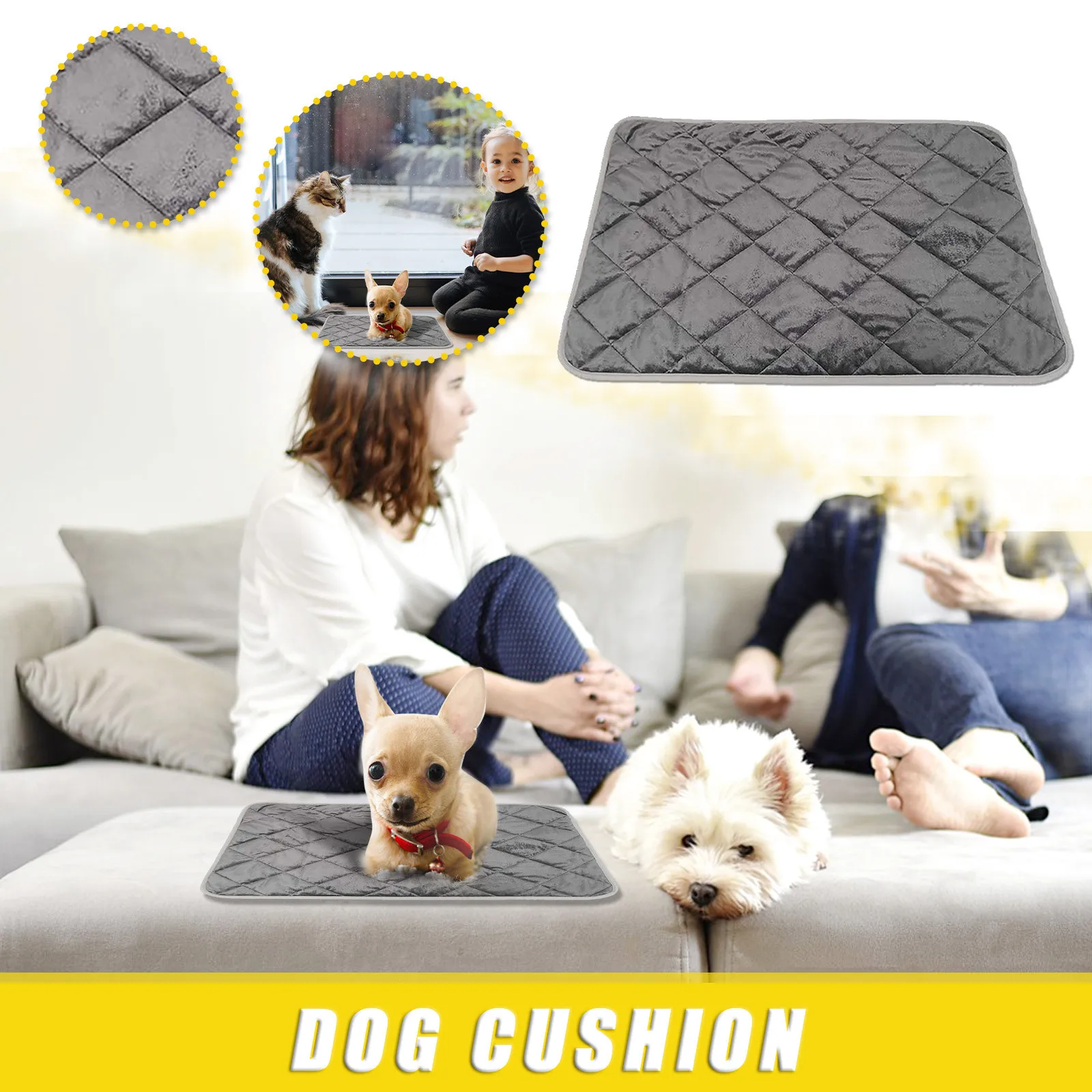 

Pet Dog Mat Cooling Winter Warm Self-Heating Storage Heating Pad For Cats And Dogs Blanket Sofa Breathable Small Medium Large
