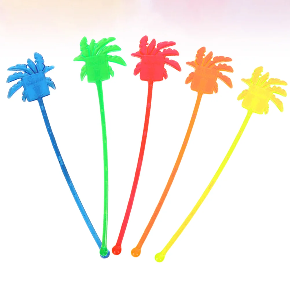 50 шт. красочная палочка для перемешивания напитков пластиковая мешалка форма
