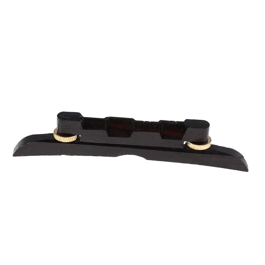 Компенсированный MANDOLIN BRIDGE EBONY/GOLD РЕГУЛИРУЕМЫЙ СТРУНК ВЫСОКОГО КАЧЕСТВА