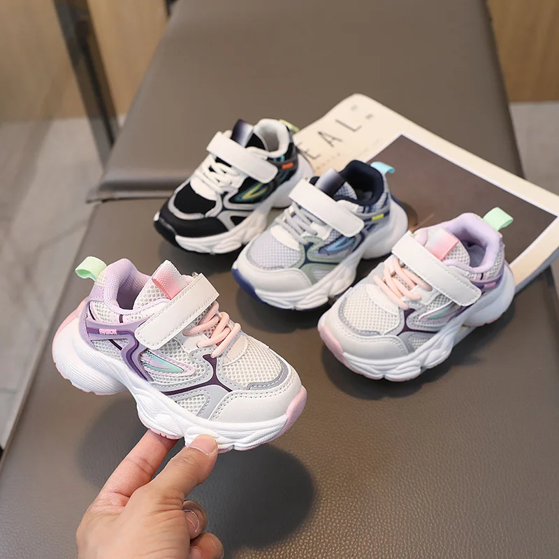 

Демисезонная детская спортивная обувь, детская спортивная обувь для младенцев, Уличная обувь для мальчиков и девочек, повседневная обувь на плоской подошве для маленьких девочек и мальчиков, 22-31