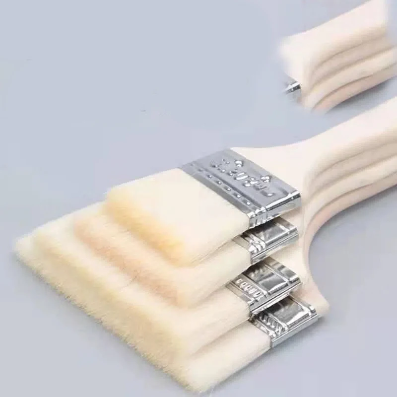 

2pcs Wool Brush Barbecue Brush Soft Bristle Cleaning Oil Brush Baking Oil Wool Brush