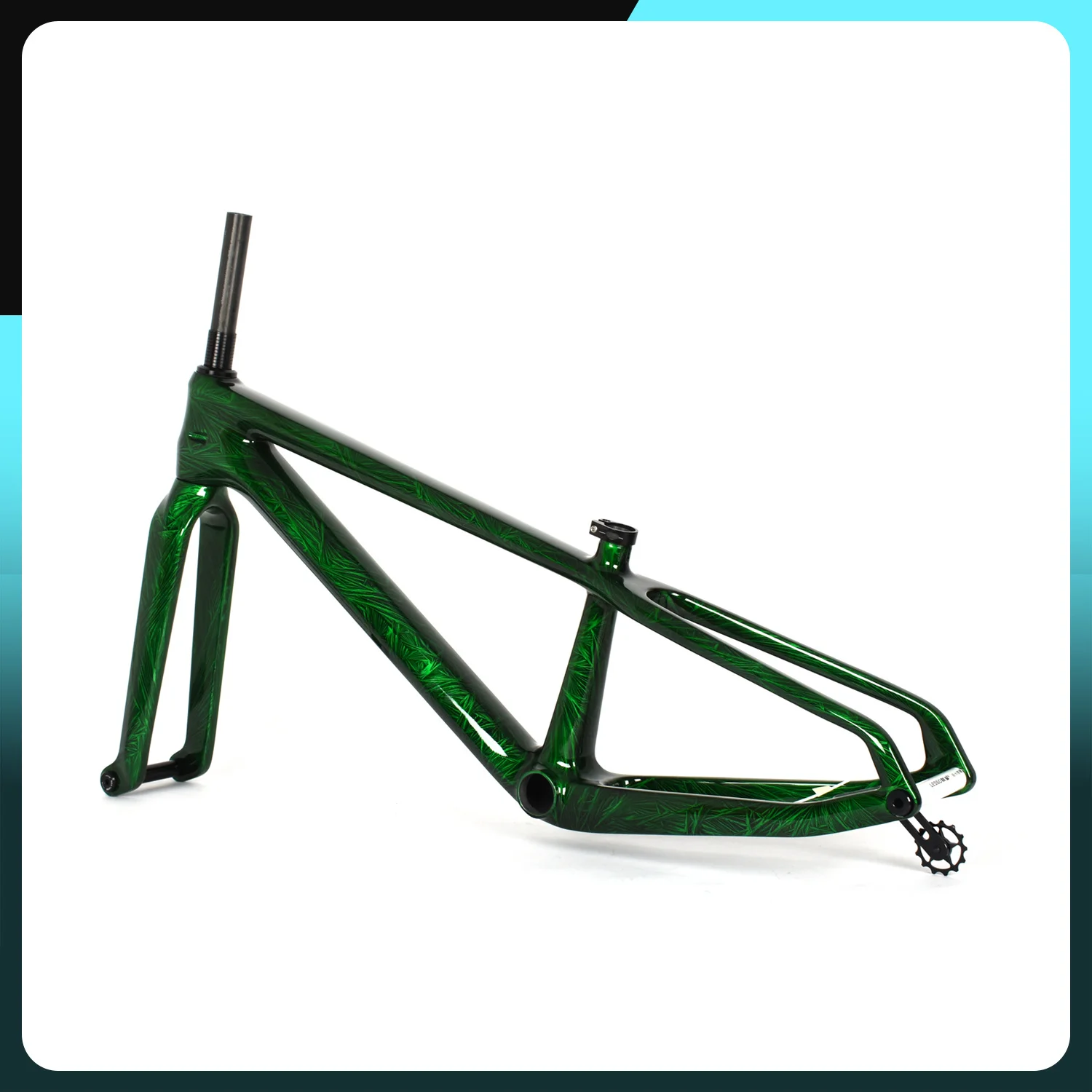Фото Full Carbon Freestyle BMX Frame Cruiser Pro 24er Рама BMX и вилка 24 дюйма Макс. 49T Шатуны №1