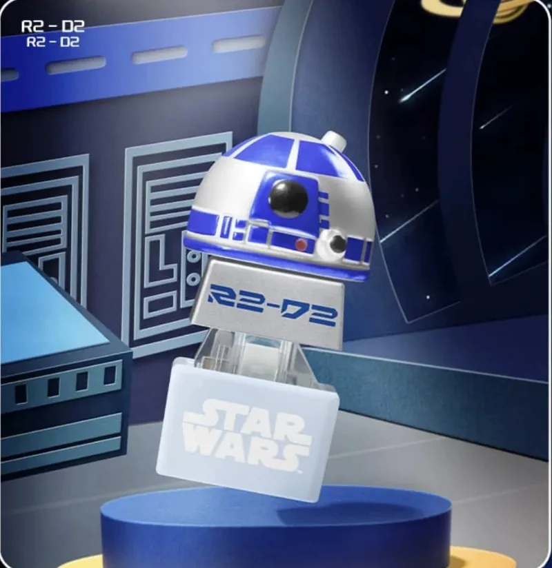Фото В наличии: Оригинальные кейкапы Star Wars в слепой коробке (Боба, Дарт, Стилтрупи, Люк, R2-D2, C-3PO), аниме-фигурки, модные настольные игрушки, подарки №5