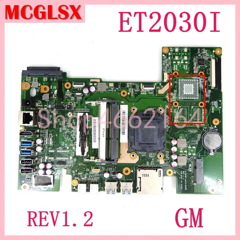 ET2030I GM REV 1.2 Mainboard For ASUS ET2030I ET2030 Motherboard 90PT0110-R03000 100% Tested OK Used