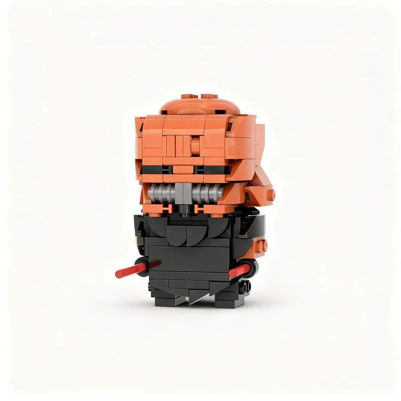 217 деталей MOC The Stranger Qimir BrickHeadz - Модель игрушки Слуга - Конструктор - Подарок на Рождество - Коллекция - Арт (art.: 3920dcd4c4b63) - 3920dcd4c4b63