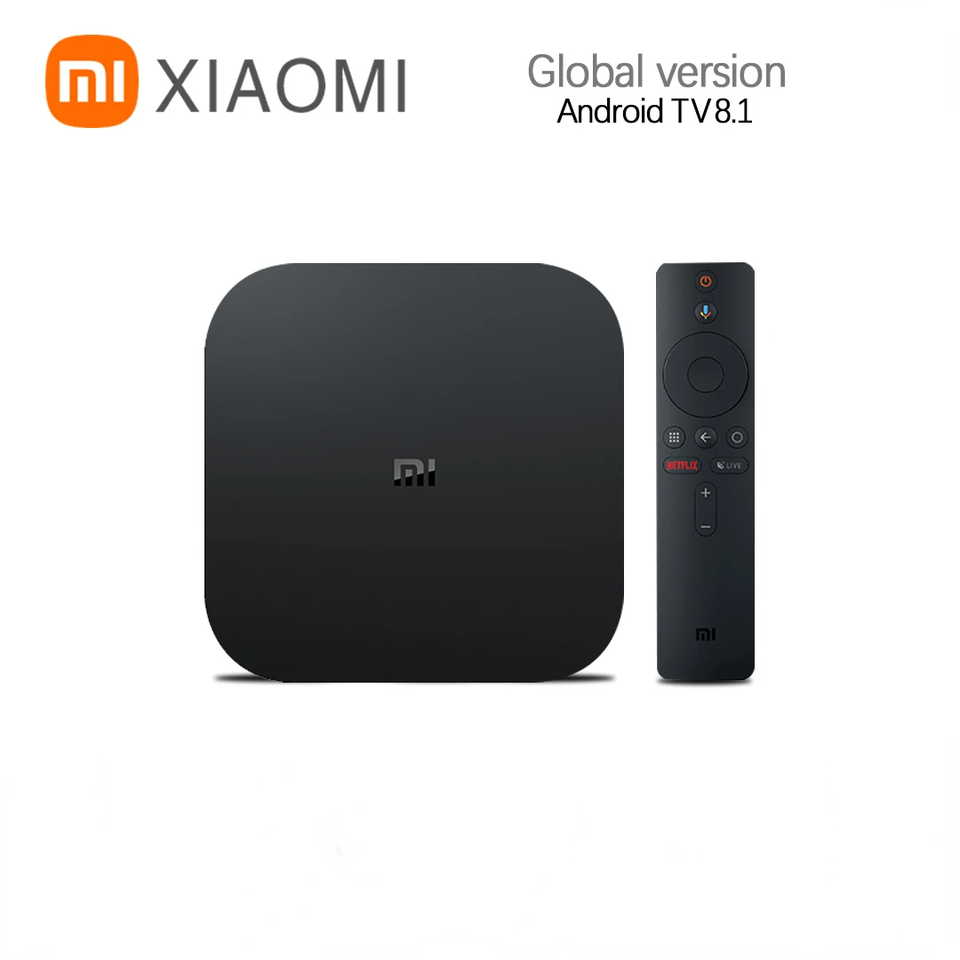 

Global Version Xiaomi TV Box S 4K Ultra HD Android TV 2GB RAM 8GB ROM Smart TV WiFi Netflix Google Assistant Media Player