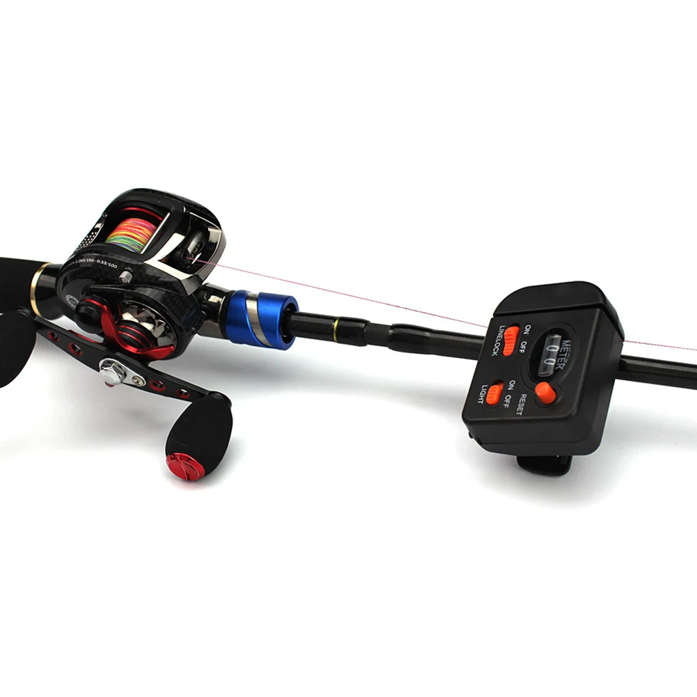 

Durable Line Counter Fishing Depth Finder Clip On Rod Fishing Accessories Fishing Line Counter Manual Counting