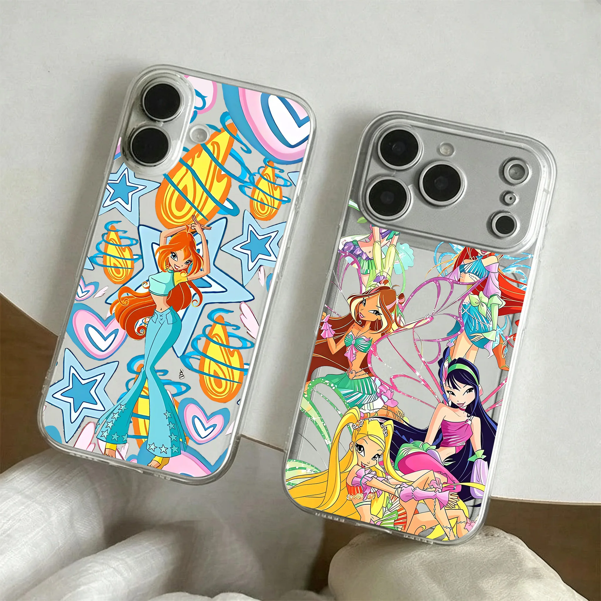 Фото Чехол для телефона Samsung Galaxy S26 S25 S24 S23 S22 S21 S20 FE Note20 Note10 Edge Plus Ultra Lite 5G с милым мультяшным дизайном Winxs №1