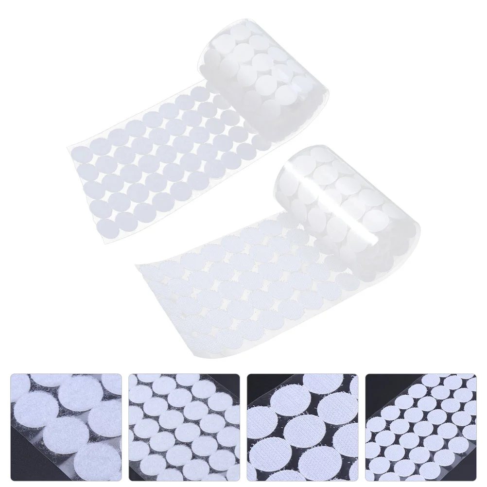 

Hook Loop Round Tape Adhesive Strips Adhesive Loop Dots