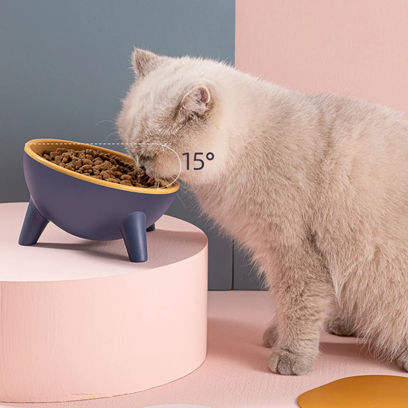 

Cat Feeding Bowl Dog Overhead Food Pet Overhead Feeding Bowl Puppy Protection Cervical Water Bottle