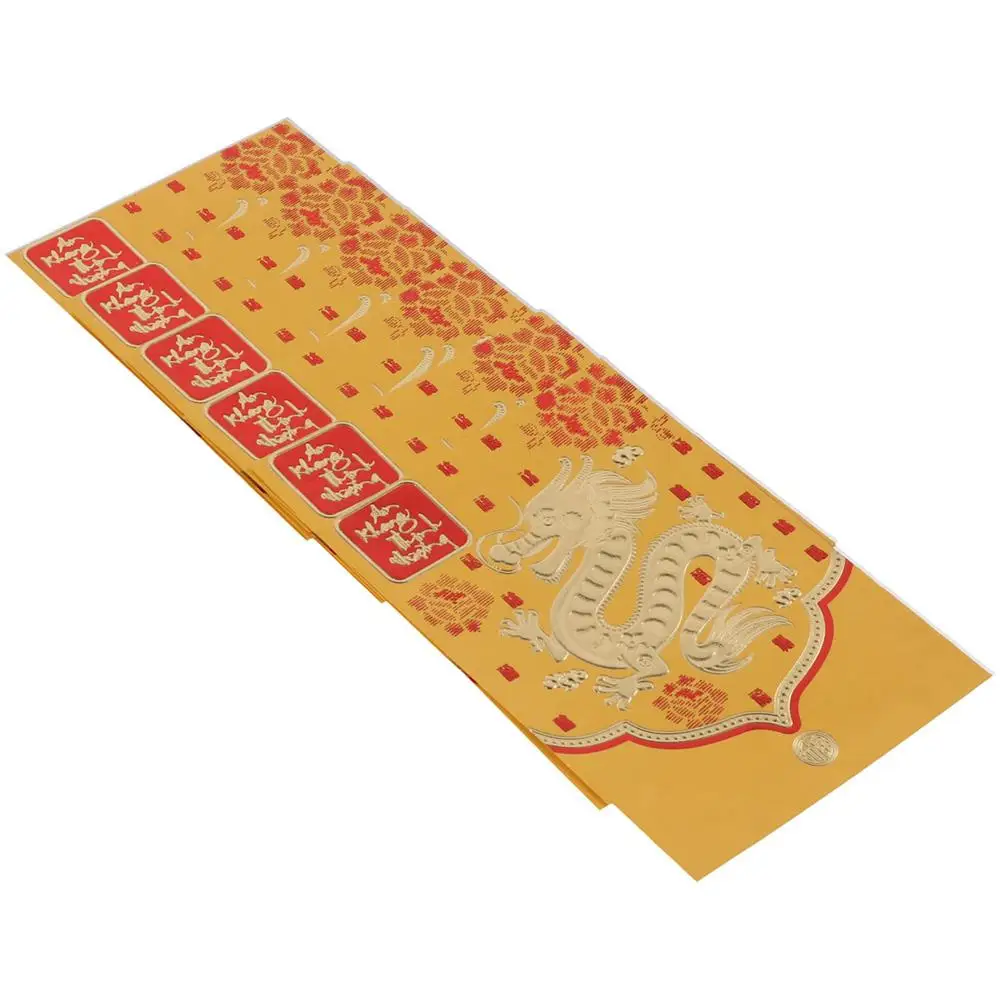 

Новый год конверт для денег 30 шт. китайский красный конверт с надписью счастливое благословение карманы для денег праздник весны
