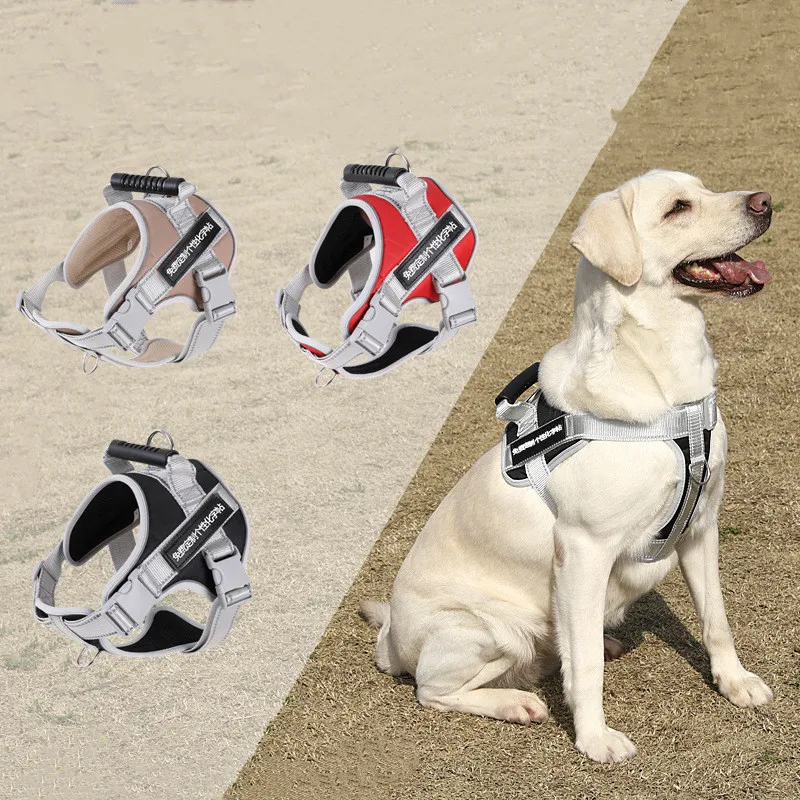 

Dog Leash Pet Items K9 Explosion-Proof Medium And Small Dog Harness Chest Strap Dog Pectoral Collar Vest Type Dog Strap Chain