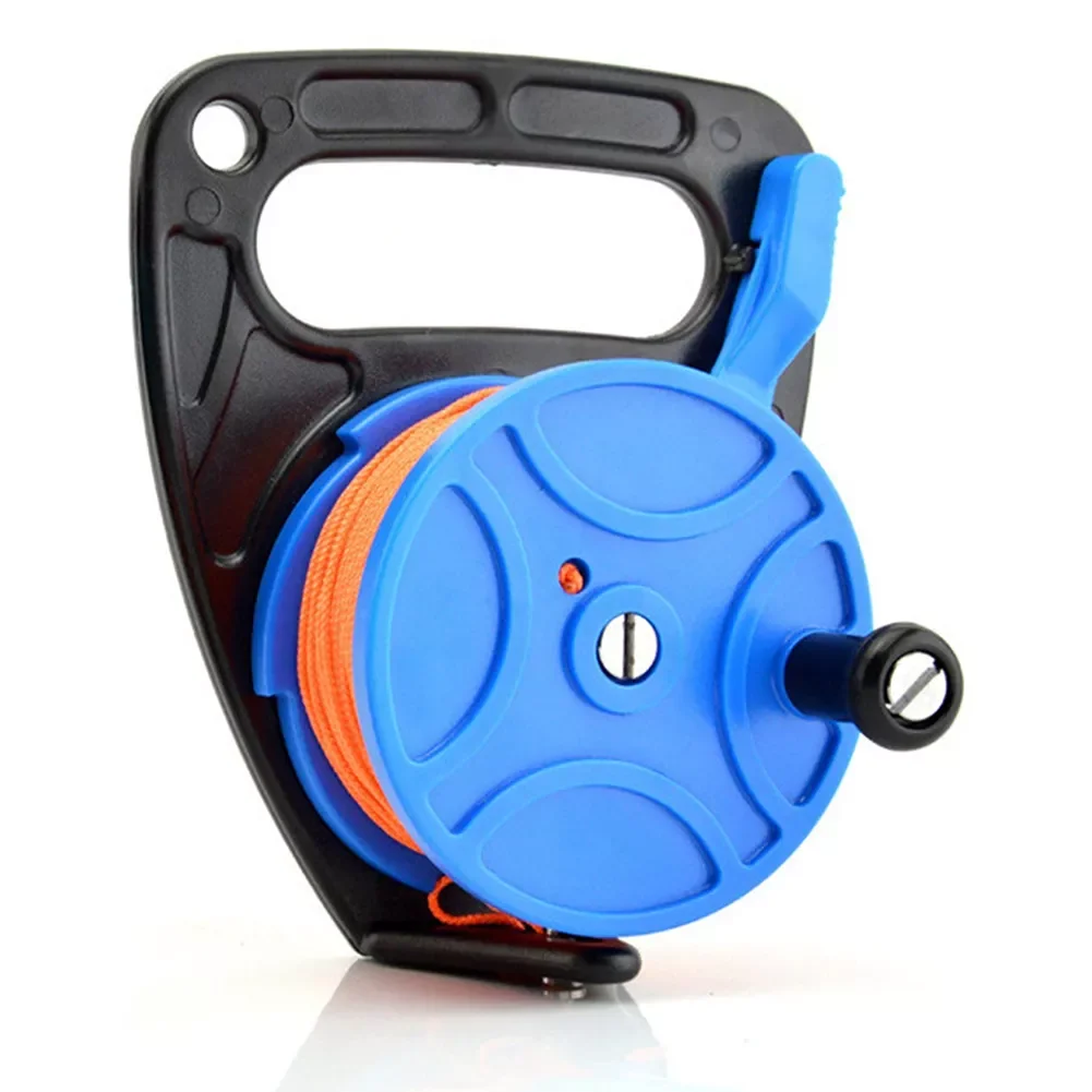 

Scuba Diving Reel with Thumb Stopper Handle 272ft Line SMB Reel for Wreck Exploration Recreational Diving Spearfishing Gear