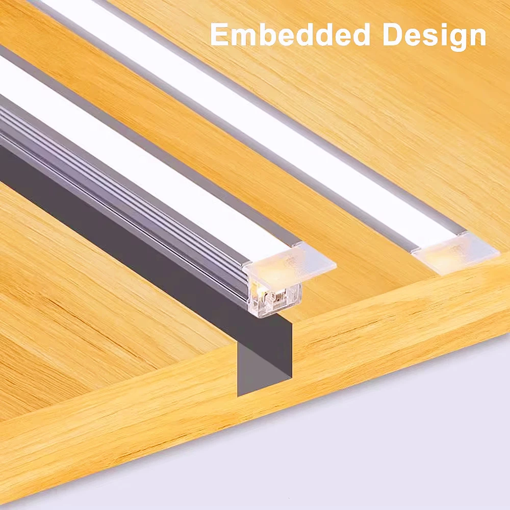 Ультратонкая алюминиевая Встроенная Скрытая подсветка для шкафа