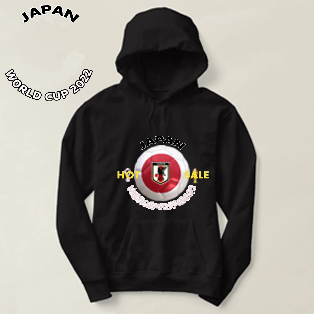 

Hot Sale Japan Football 2022 Japan Soccer Pullover Hoodie New 100% Cotton Comfortable Casual Mens Sweatshirt