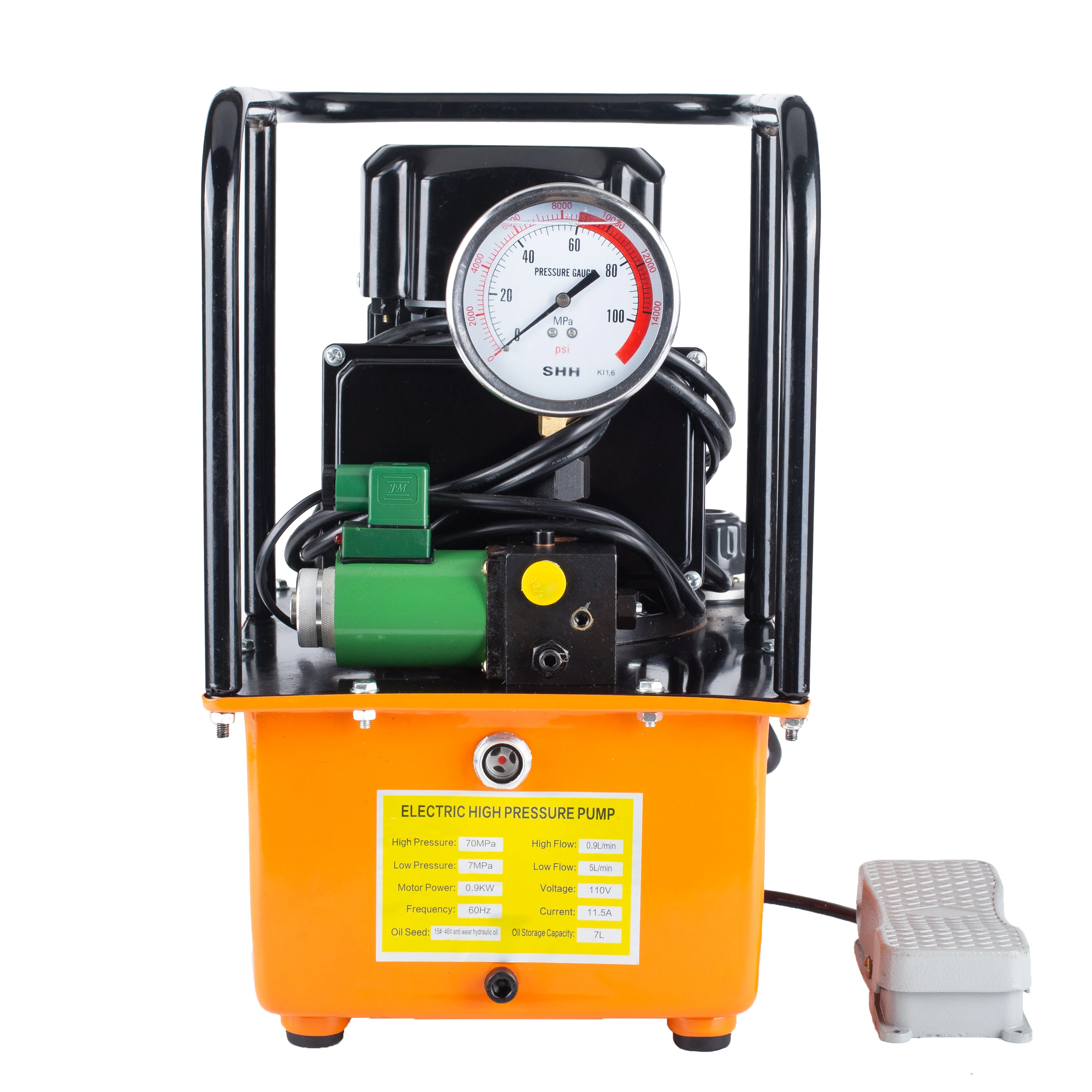 

Single Double acting Oil Pump Hydraulic Crimping Tool 70MPa High Pressure Electric Hydraulic Pump