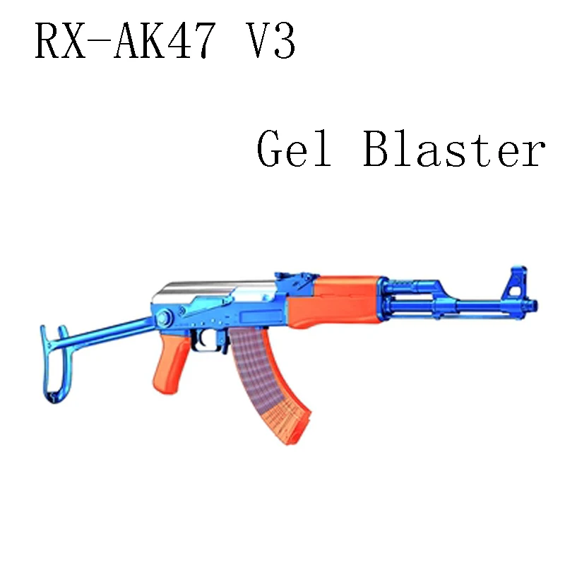 

CODE X RX AK47 V3 Nylon water toy gun electric gel blaster gun toy for boys watergun pistolas de bolitas gel Children's gift