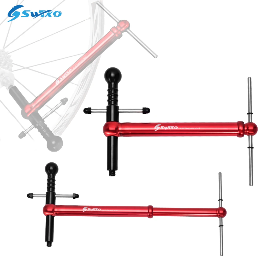 SWTXO Bike Hook Aligner Tool Kit Bicycle Derailleur Hanger Alignment Tool for Mountain Road Bike 20-29'' Wheel