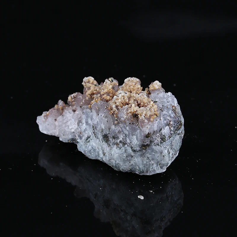 Natural DIY Jewelry Drusy Quartz With Pyrite Raw Material Gemstone Crystal Cluster Gifts Mineral Specimens 67x30x35mm 91g