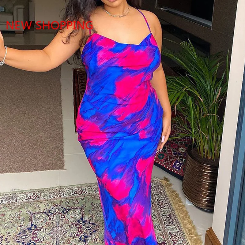 

Cottagecore Fashion Print Sleeveless Spaghetti Strap Midi Dress Bodycon Party Club Backless Sundress Elegant Y2k Aesthetic Dress