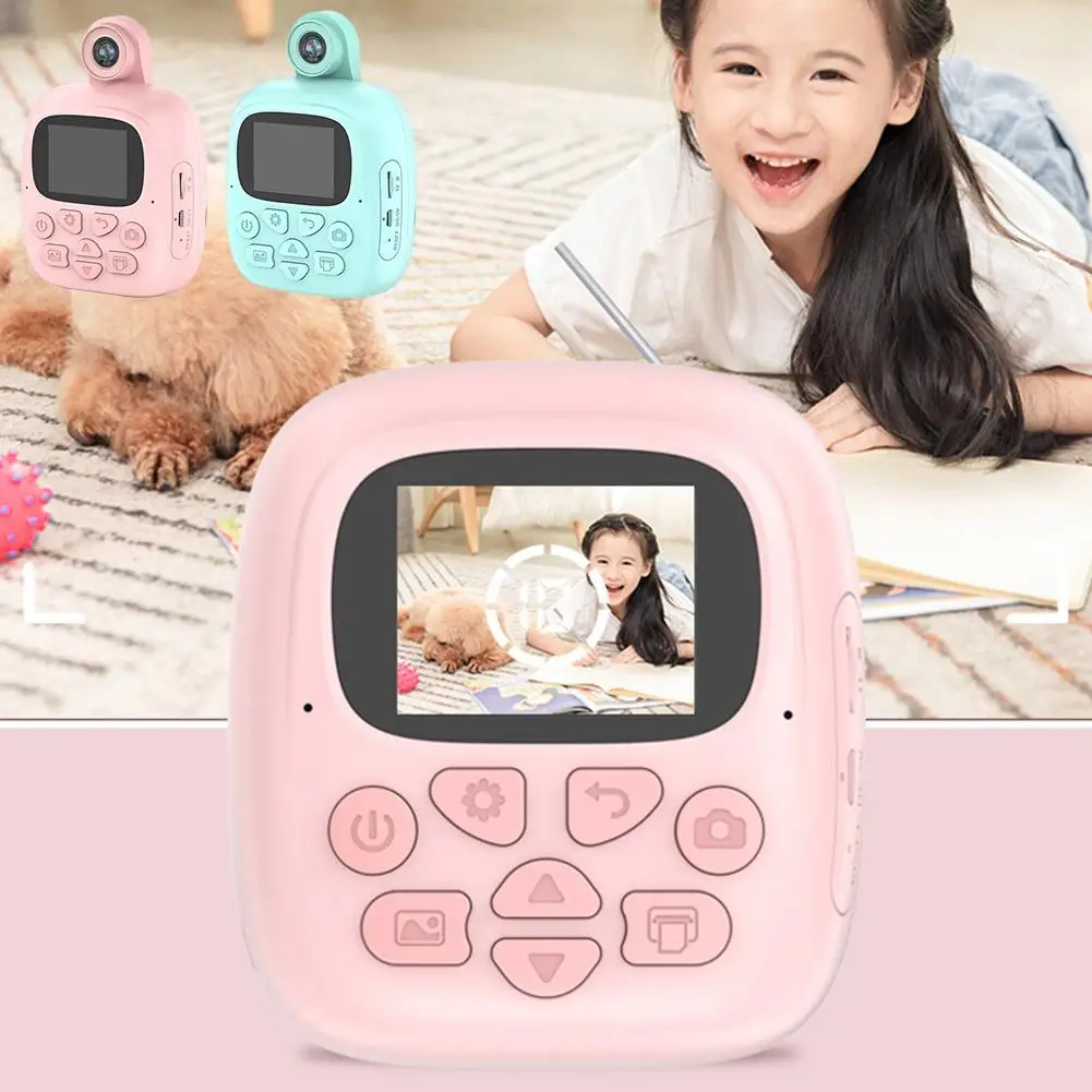 

Instant Photo Print Camera For Kids Thermal Label Printer Digital Toy Camera For Child Girl Birthday Gift Q1u9