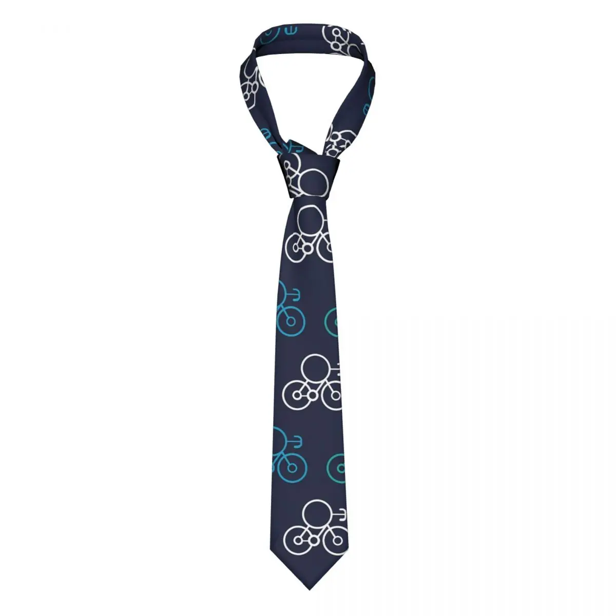 

Colorful Bicycles Tie Retro Bikes Print Shirt Printed Neck Ties Office 8CM Gift For Man Cravat