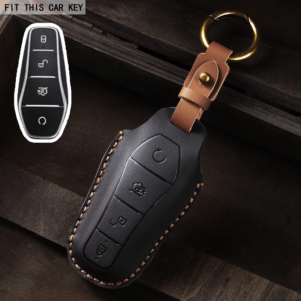 

Чехол для автомобильного ключа с умным дистанционным управлением, чехол для автомобильного ключа для BYD Atto 3 Han DMI EV, сумка для ключей с дельфином, автоаксессуары, чехлы для ключей
