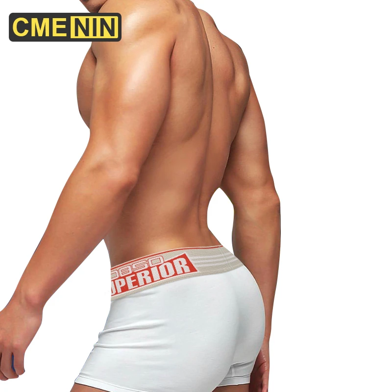 

CMENIN Mens Boxershorts Sexy Underwear Cotton Soft Men's Underpants Boxer Male Sissy Panties Bikini Gays Swimming Trunks Boxers