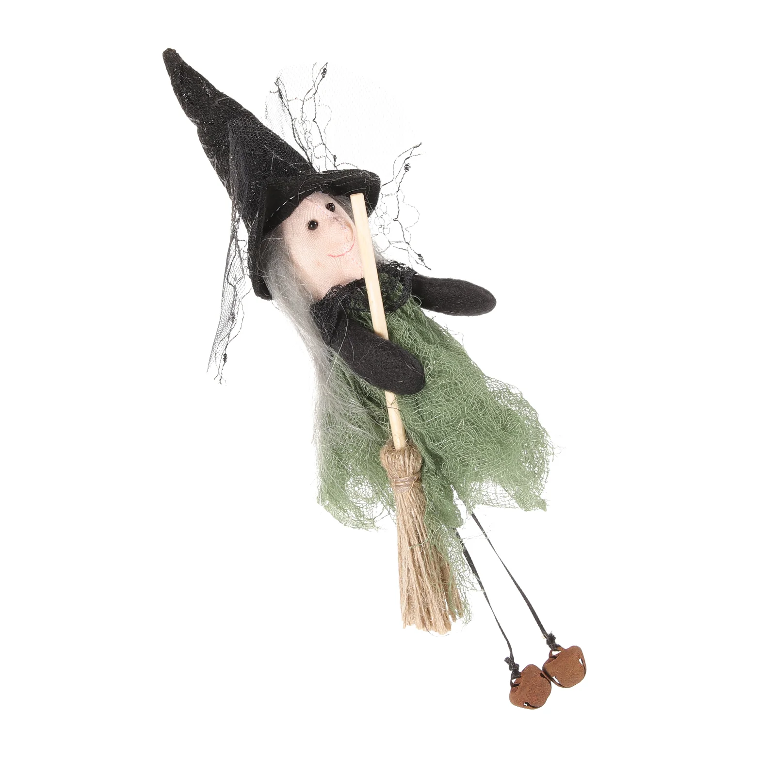 

Witch Halloween Supply Decor Home Decorative Desktop Wooden Delicate Ghost