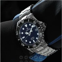 new gs seiko luxury watch crown blue lion grand seiko quartz movement mens watch high quality fashion business sports watch