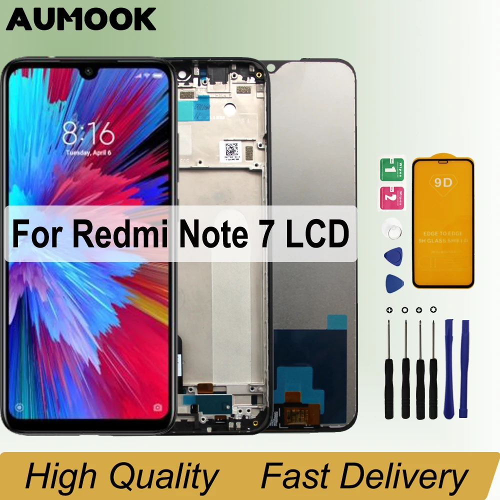 

ЖК-дисплей 6,3 "для Xiaomi Redmi Note 7, сменный сенсорный экран для Redmi Note 7 Pro, M1901F7H, M1901F7G, оригинал