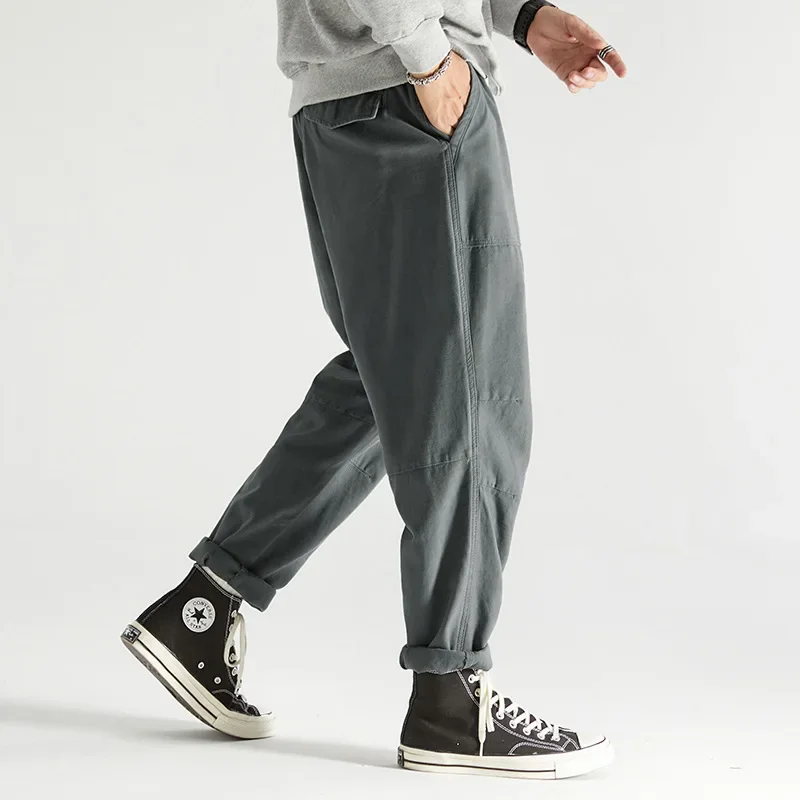 Мужские весенне-осенние повседневные прямые джинсы в американском стиле