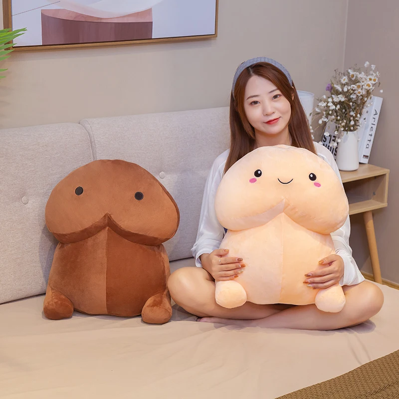 1pc 50CM Cute Penis Plush Toy Pillow Sexy Soft Stuffed Funny Cushion Simulation Lovely Christmas Gift for Girlfriend Lover - купить по