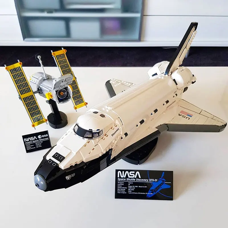 

2354PC Space Shuttle Discovery compatible 10283 Building Blocks Spacecraft Bricks Creative Toys For Children Kids Birthday Gift