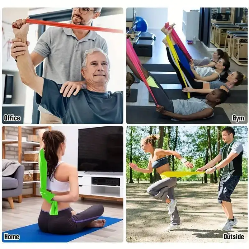 1 шт. TPE аксессуары для йоги натяжение левая эластичная лента спортивные