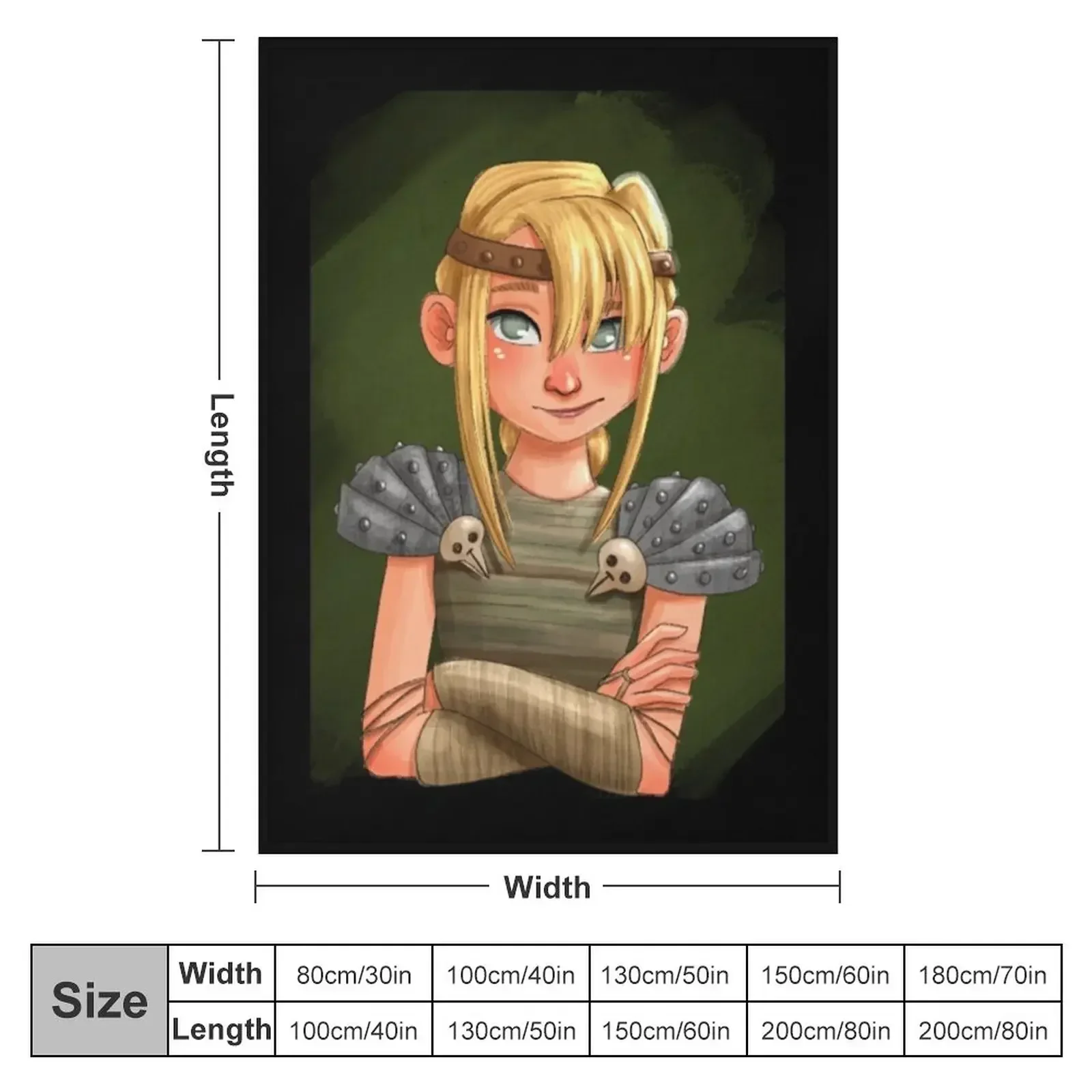 Фото Одеяло Astrid HTTYD Плюшевые одеяла для кемпинга №2