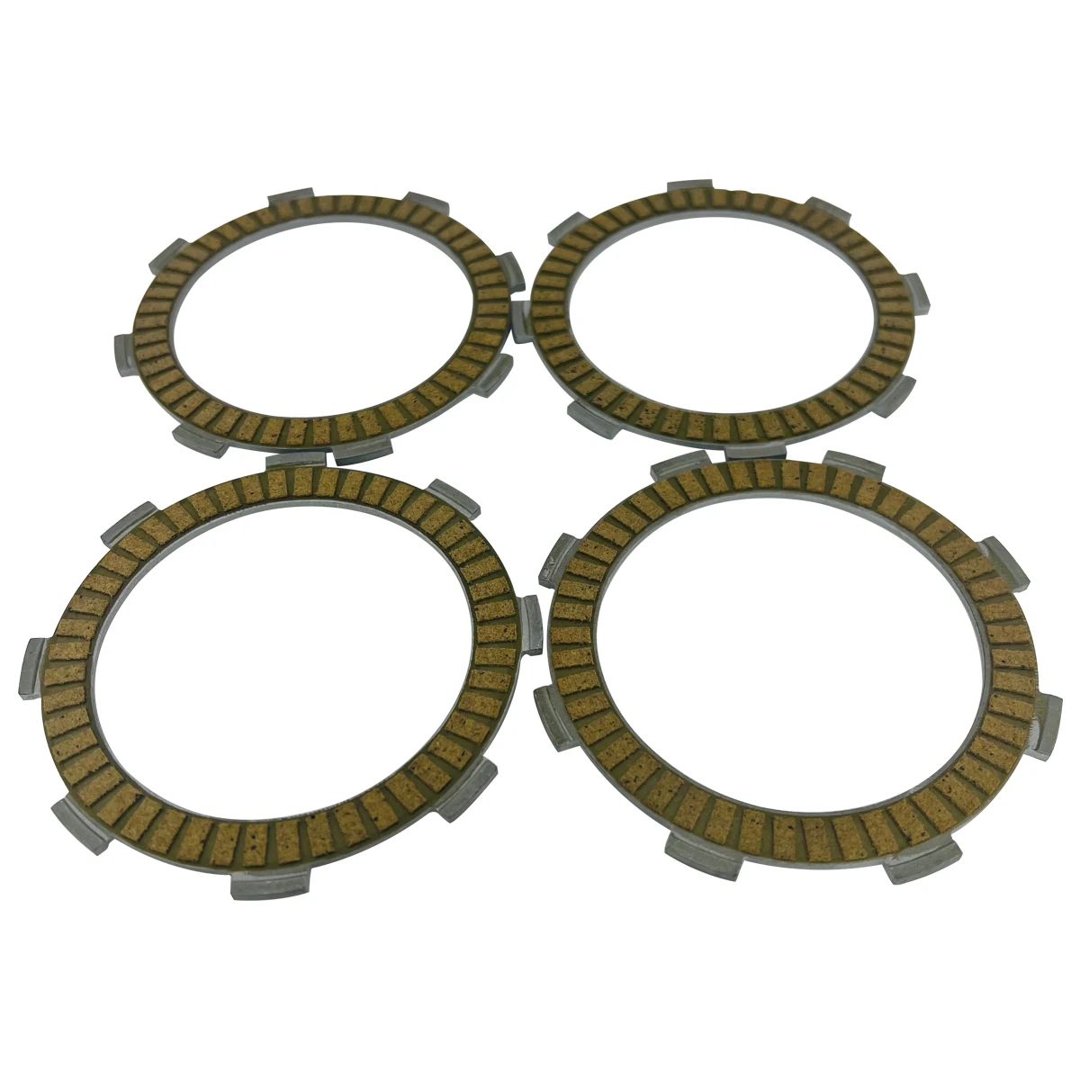 

LOPOR 4 Pcs Motorcycle Fibrous Street Clutch Discs Plates For Kawasaki AR80 82 KD80 79-88 KDX80 80-81 KE100 76-01 KM100 76-81