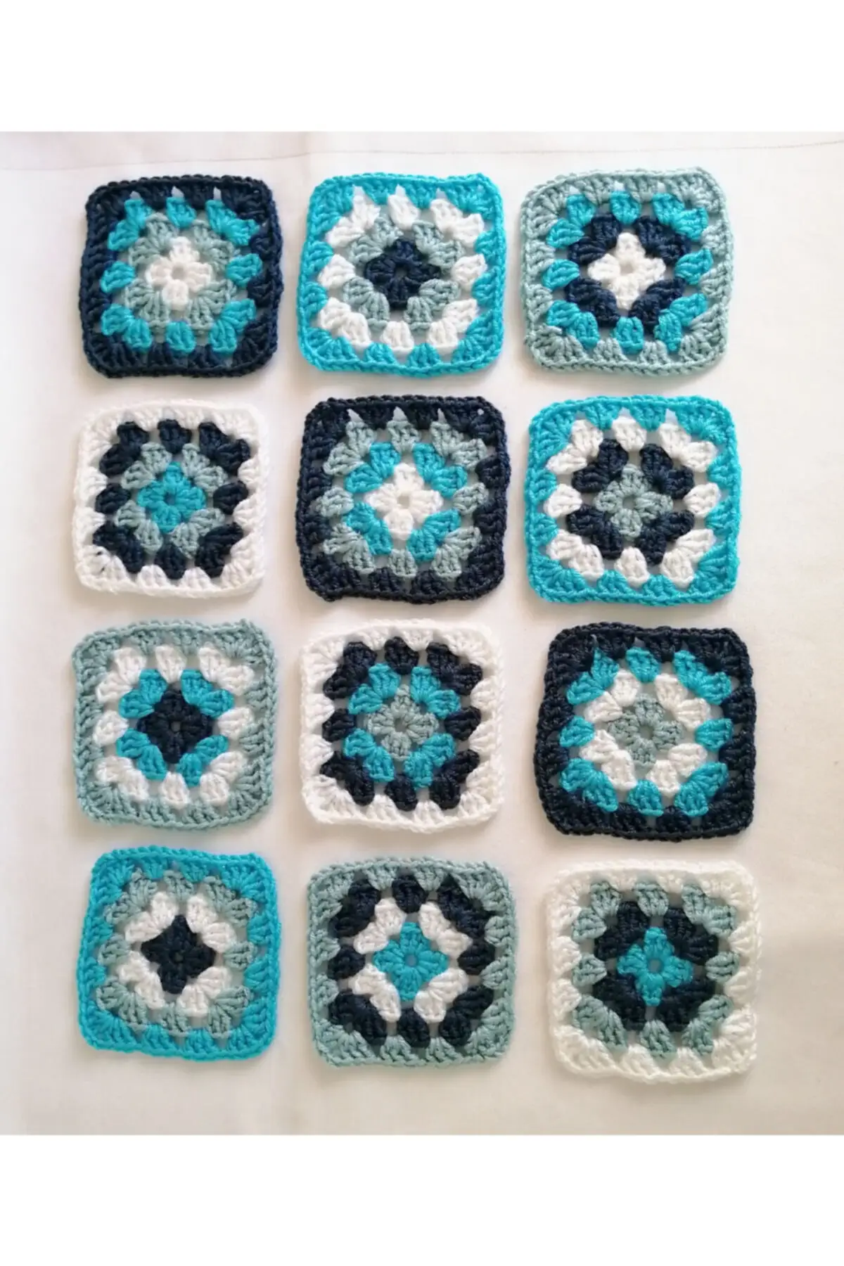 

Crochet four color Motif 24-piece Kit knitting kits hobby supplies & entertainment life