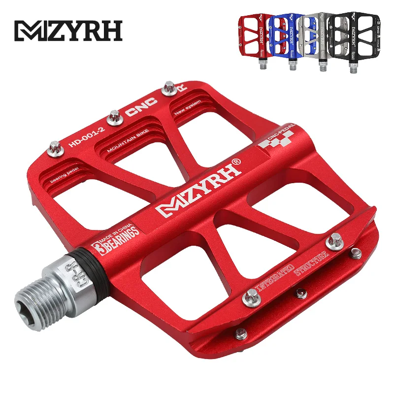

MZYRH Bike Pedals Ultralight Aluminum Sealed Bearings Road Bmx Mtb Pedals Non-Slip Bicycle Pedals Waterproof Bicycle Accessories