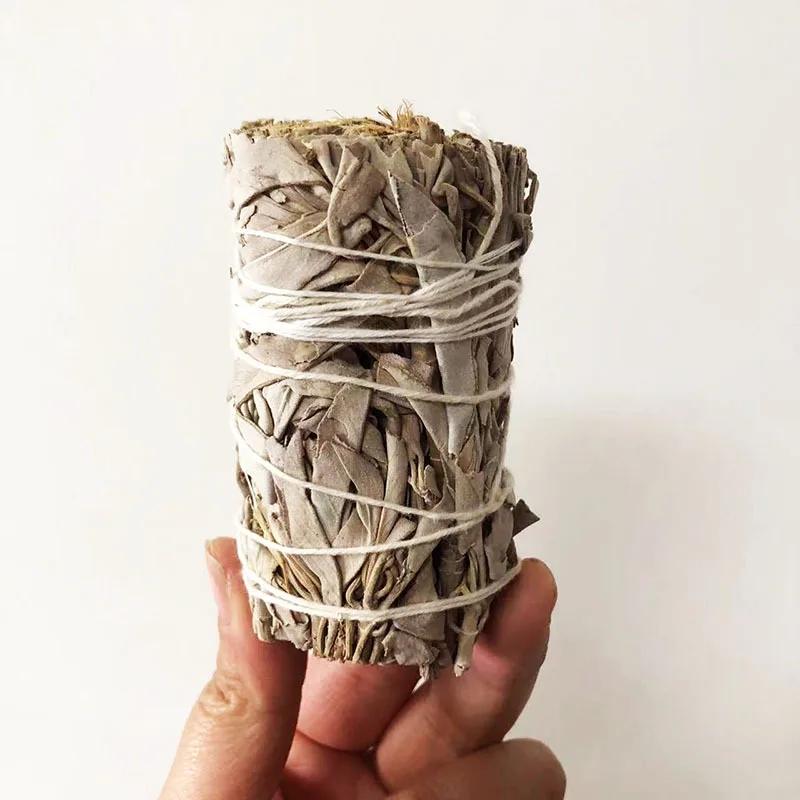 

White Sage Burning Therapy Meditation Aromatherapy Peru Holy Wood Indoor Air Purification Aromatherapy Sage.