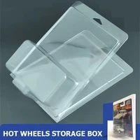 transparent display case for hot wheels premium car protective shell for fast furious carculture boulevard toys for boys gift