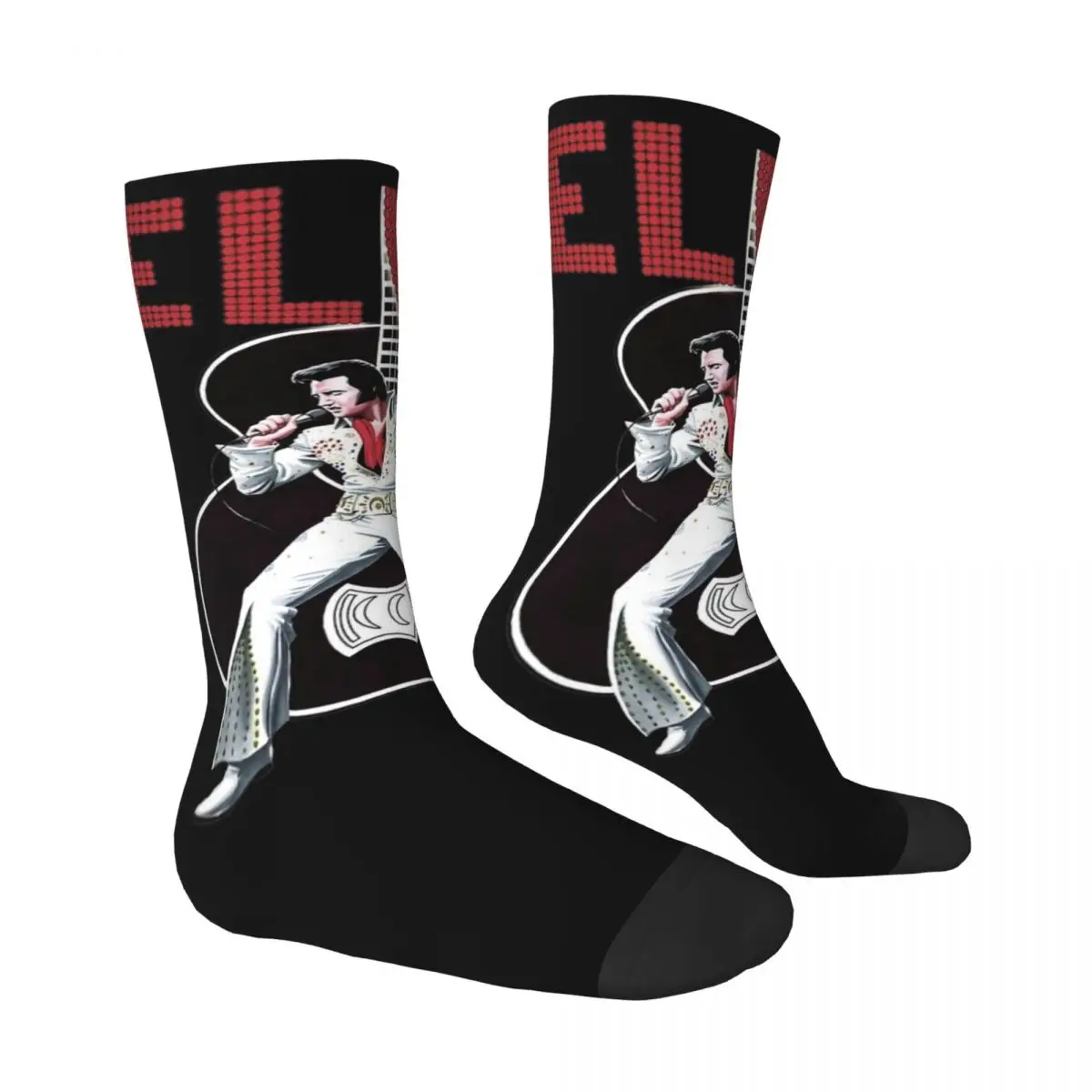 Чулки E-Elvis мужские носки с музыкантом теплые мягкие забавные зимние велосипедные