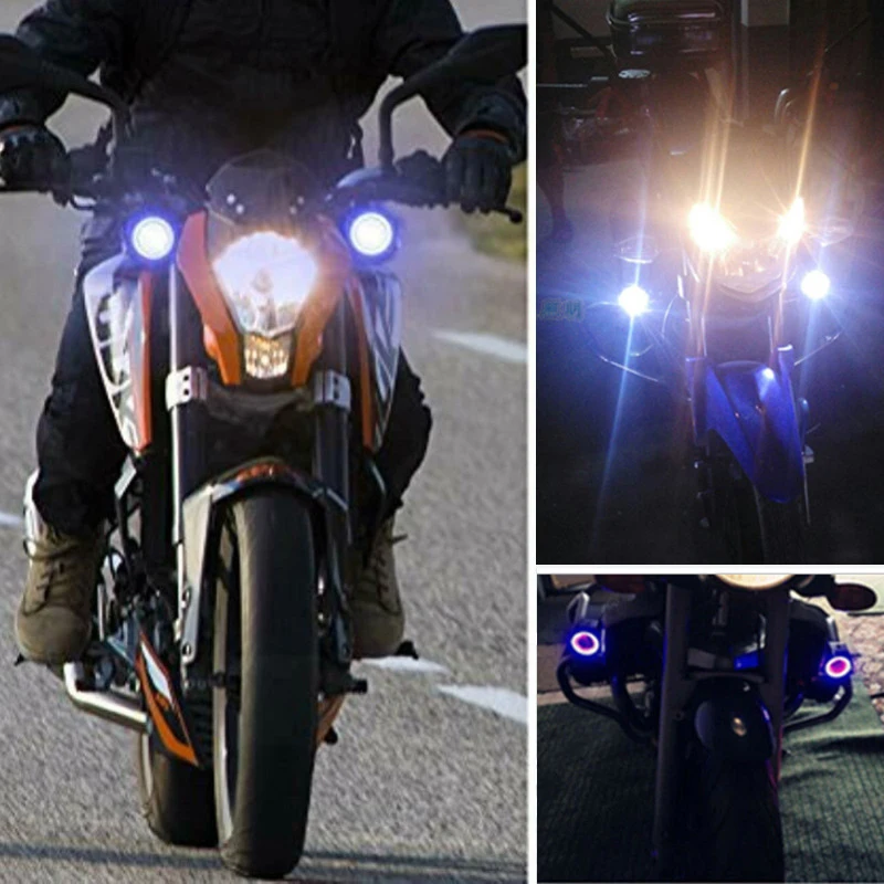 

Bright Fog Light U7 Rustproof Led Lamp Heat Dissipation Car Accessories Spotlights Waterproof Motorcycle Angel Eyes Headlight