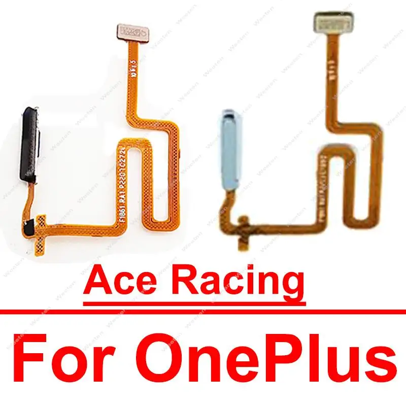 Фото Боковой датчик отпечатков пальцев для Oneplus 1 + Ace Racing Edition Touch Home ВКЛ./ВЫКЛ. Сенсор отпечатков пальцев гибкий ленточный кабель Запчасти №1